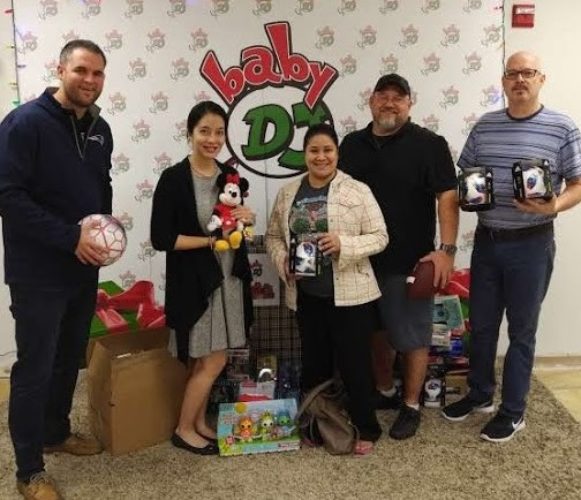 JKR Employees Donate 106 Toys to Baby DJ Fund